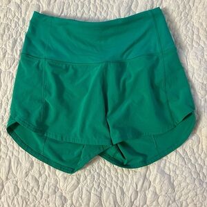 lululemon athletica Vibrant Green Women's Athletic Shorts